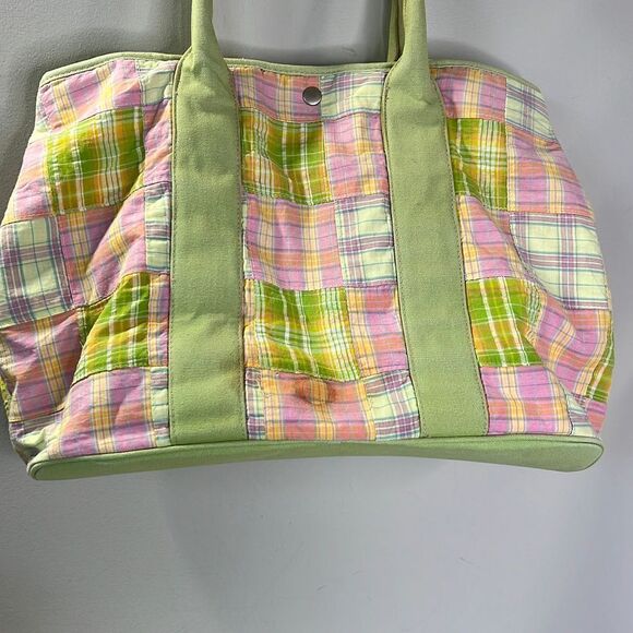 RED Pastel Patchwork Tote Bag - Picture 4 of 10